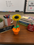 Regalo de profesor de girasol