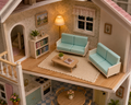 Doll house settee
