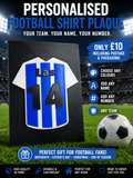 Football top plaque